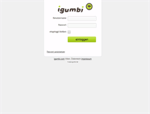 Tablet Screenshot of igumbi.net