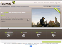 Tablet Screenshot of igumbi.com